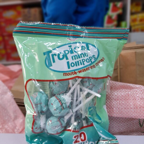 Tropical Mint lollipops